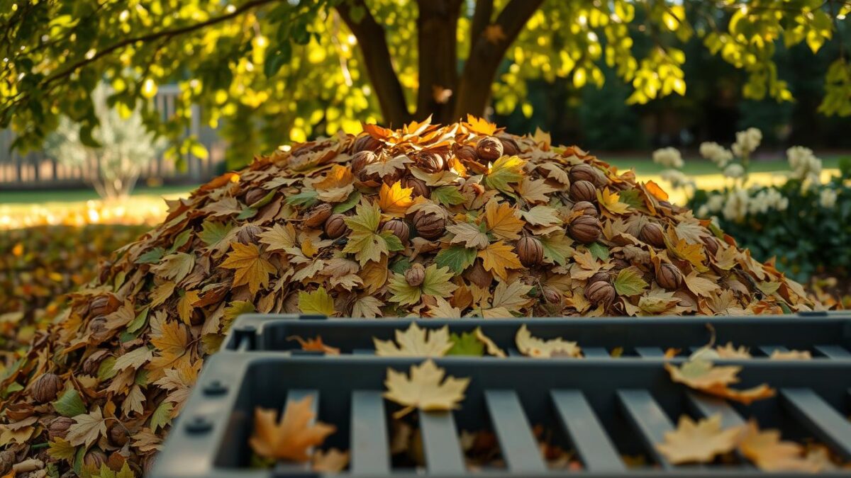 Czy można kompostować liście orzecha włoskiego