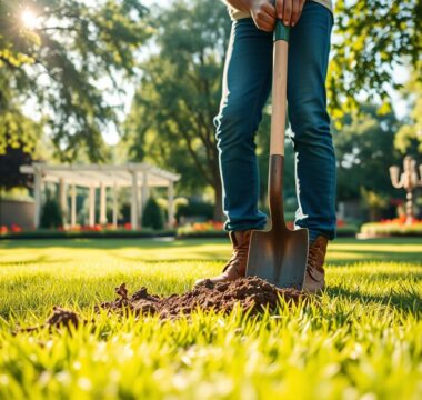 Jak przekopać trawnik