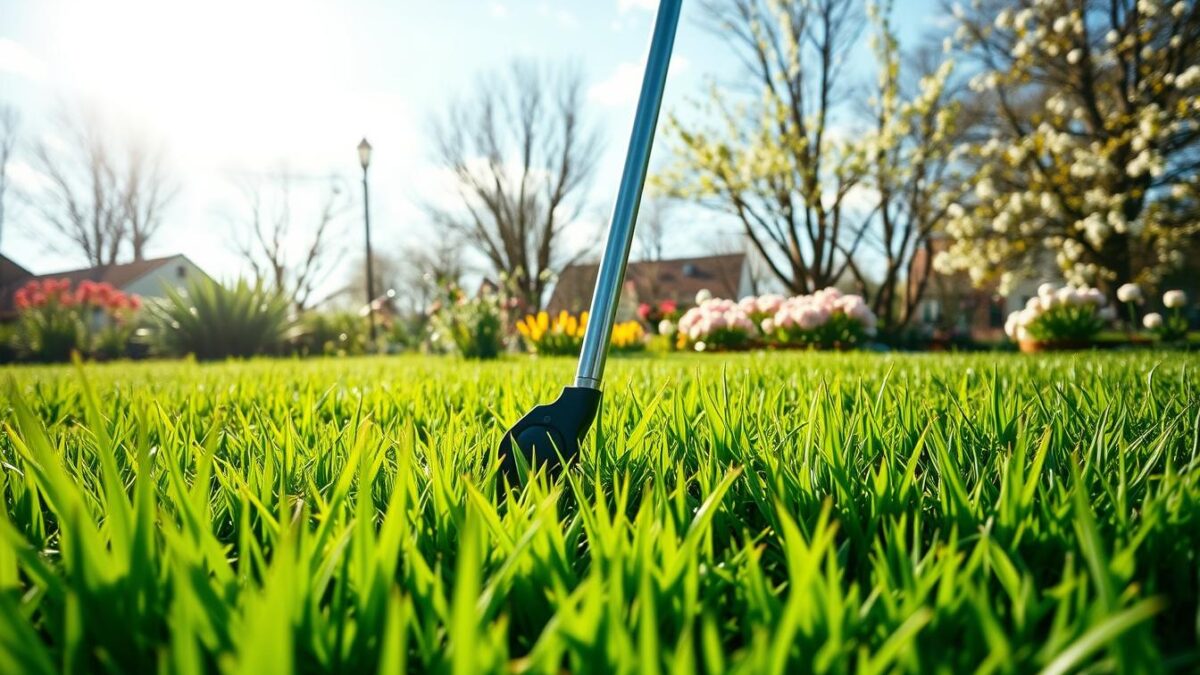 Kiedy wertykulować trawnik na wiosnę