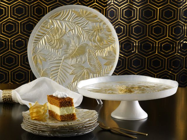 zastawa deserowa szklana